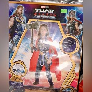 Thor Love and Thunder Kids Costume with Red and Blue